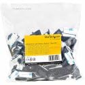StarTech 100 Adhesive Cable Management Clips, Black, TAA, Sticky (CBMCC2) | Nylon Self Adhesive Clamp UL/94V-2 Fire Rated, Network/Ethernet/Office Desk/Computer Cord Organizer, Wire Holders - size: Medium | 0.47 in. max. diameter