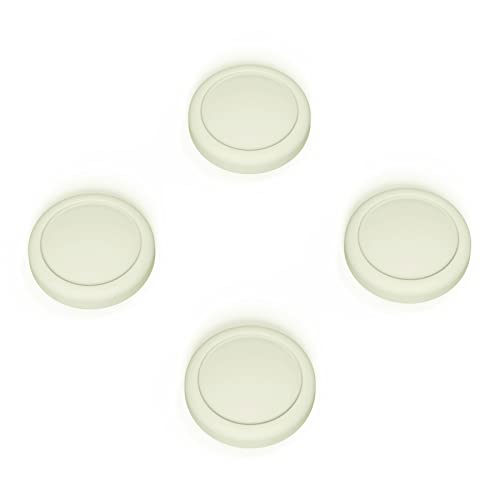 eXtremeRate PlayVital Switch Joystick Caps, Switch Lite Thumbstick Caps, Silicone Analog Cover for OLED Joycon Thumb Grips - Antique Yellow - color: Antique Yellow
