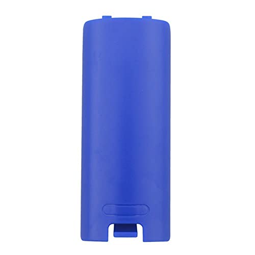 Battery Back Door Cover Lid Case for Wii Remote Controller Gamepad Handle Joypad Replacement (Dark Blue) - color: Dark Blue