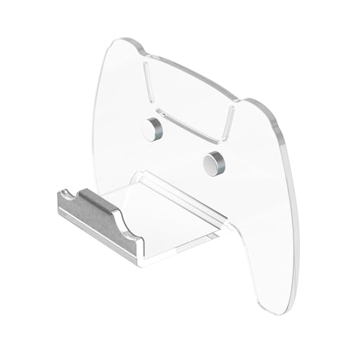 Wall Mounted Controller Stand Space Saving Gamepad Wall Hanger Hook with Stable Acrylic Frame Stylish Organiser