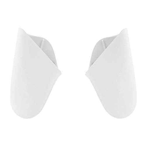 eXtremeRate White Replacement Handle Grips for Nintendo Switch Pro Controller, DIY Custom Hand Grip Shell for Nintendo Switch Pro - Controller NOT Included - color: White