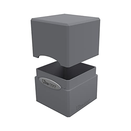 Ultra Pro - Satin Cube Deck Box - Smoke Grey (15595) - color: Smoke Grey