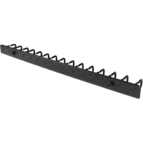 StarTech 40U Vertical Server Rack Cable Manager, 2-Pack 3ft (CMVER40UD) | 2-pack 20U network rack cord manager panels, D-ring hooks, 30 integrated D-rings, 2x 3ft (91cm) wire organizers, 19in rack - style: 20U 2-pk Vertical
