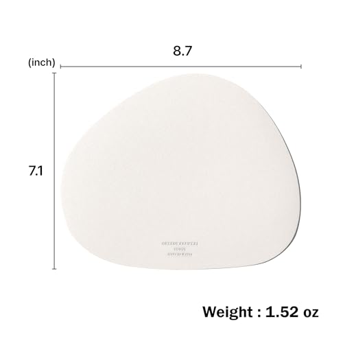 GREEDY FARMERS Mouse pad, Non-Slip Washable Waterproof Computer Mouse pad (Vanilla Cream) - color: Vanilla Cream
