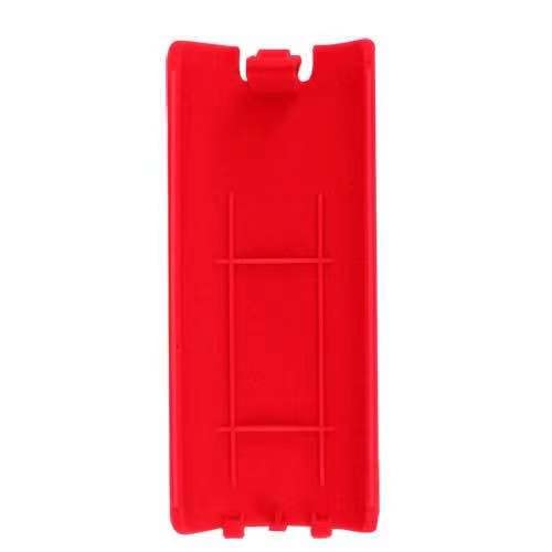 2 Pack of Replacement Battery Back Door Cover Shell for Nintendo Wii Remote Controller (Red)