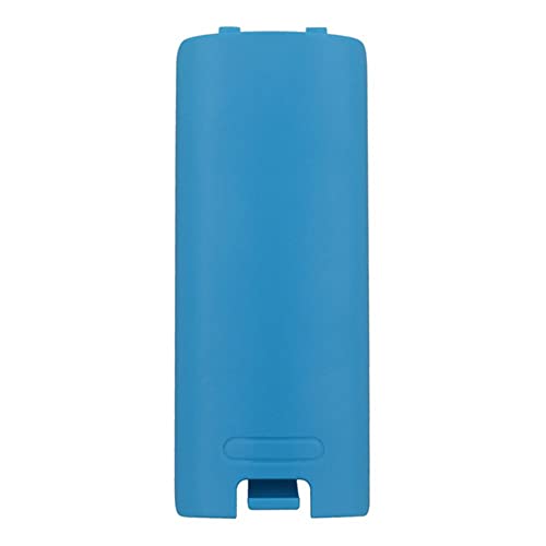 Battery Back Door Cover Lid Case for Wii Remote Controller Gamepad Handle Joypad Replacement (Blue) - color: Blue