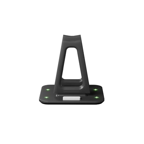 GENKI Dual Wield – Charging Station Compatible with Nintendo Switch 2 Controllers, with Delta Grips, 4-Port Magnetic Dock, USB-C Fast Charging & LED Indicators, Multiplayer Game Accessories