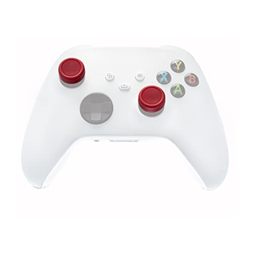 Setex Gecko Grip Thumbstick Grip Covers, PS5, Xbox, Switch, 1 Pair, Red | Microstructured Analog Stick Anti Slip Thumb Grips, Playstation 5, Switch 2, Xbox Controller, Performance Grip Covers Only - color: Red, size: 1 Pair