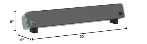 Mackie CR-X Series, CR StealthBar Desktop PC Soundbar with Bluetooth (CR-STEALTHBAR)