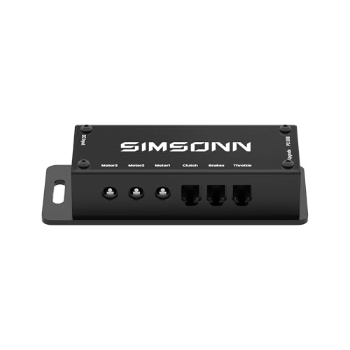 SIMSONN Racing Simulator Pedals Vibration Motor Module Haptic Pedals Reactor (Plus X Control Box) - color: Plus X Control Box