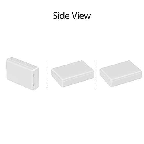 LeMotech Project Box 5 Pieces ABS Plastic Electrical Project Case Small Junction Box for Electronics White 3.62 x 2.28 x 0.90 inch (92 x 58 x 23 mm) - color: 5 pieces, size: 3.62"x 2.28"x 0.90"