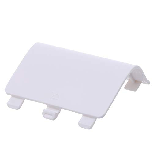 Battery Cover Shell Lid Back Case Replacement for Xbox One Controller (White) - color: White