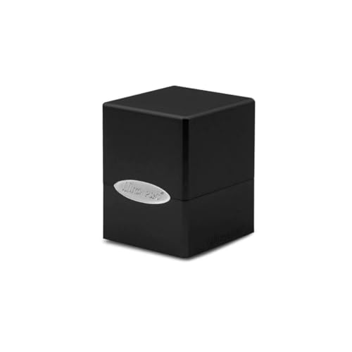 Ultra Pro E-15585 Satin Cube Deck Box-Jet Black - color: Jet Black