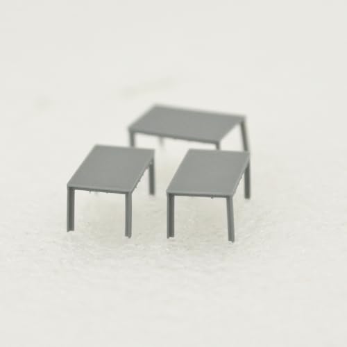MRY-SFW Yao's Studio LYT72267 1/72 20mm Miniature Factory Building Military Car Railroad Track Accessory Props Diorama Scenery Kitchen Dining Room Table Gaming Desk3pcs