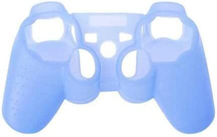 Silicone Case Soft Protective Skin Cover for PS3 Controller Gel Rubber Case Cover Replacement (Light Blue) - color: Light Blue