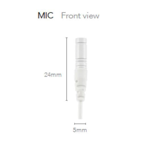 RØDE Lavalier GO Professional Lavalier/Lapel Microphone Broadcast, Filmmaking, Content Creation, Location and Studio Voice Recording – White - color: White
