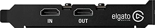 Elgato HD60 Pro1080p60 Capture and Passthrough, PCIe Capture Card, Low-Latency Technology, PS5, PS4, Xbox Series X/S, Xbox One