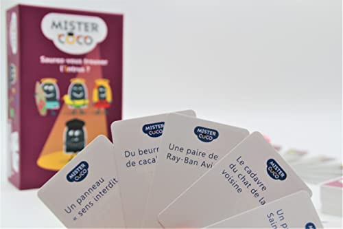 Hiboutatillus Mister Coco - Owl - Blackrock Games - Party Game - Find the Invader - White Coconut Food - New Mechanical Game - Amazing Equipment