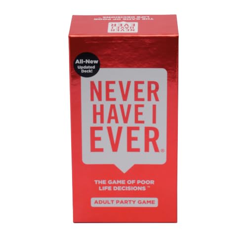 Never Have I Ever Foil Card Games Adult Conversation Starter Cards | Viral, Conversation Starter Cards; Adults ONLY; Uncover Secrets; Share Stories; Funny Icebreaker - color: Foil