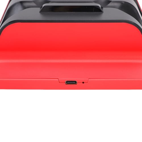 Controller Charging Station for Edge Controller, Dual Game Console Charger Dock with Storage Stand and USB Cable, Red Black - color: Red Black