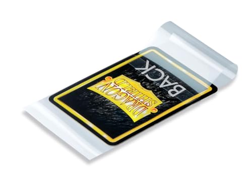 Dragon Shield Sealable Inner Card Sleeves Standard Size (100 CT) – PVC-Free Polypropylene Double-Sleeve Protection Compatible with Pokemon, Flesh & Blood, One Piece & Magic the Gathering – Clear - color: Clear Sealable Inner, size: Standard Card Size
