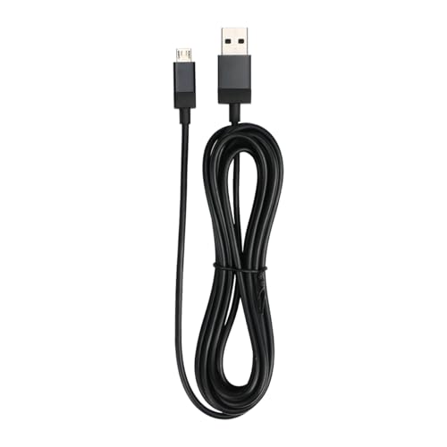 Charger Charging Cable for Xbox One Controller, Micro USB 2.0 Play Data Sync Cord for PlayStation 4, PS4 Slim/Pro Controller, Samsung Galaxy, Android Phone (2 Pack 10 Feet)