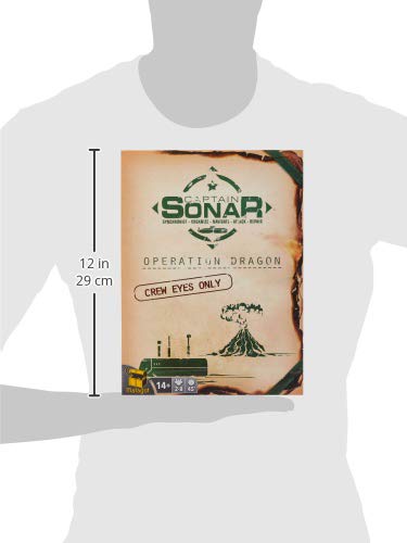 Matagot Captain Sonar Operation Dragon Board Game Expansion | Cooperative Strategy Game Submarine Adventure Game | for Adults and Teens | Ages 14+ | 2-8 Players | Average Playtime 45 Minutes | Made