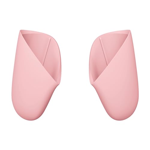 eXtremeRate Puffy Pink Replacement Handle Grips for Nintendo Switch Pro Controller, DIY Custom Hand Grip Shell for Nintendo Switch Pro - Controller NOT Included - color: Puffy Pink