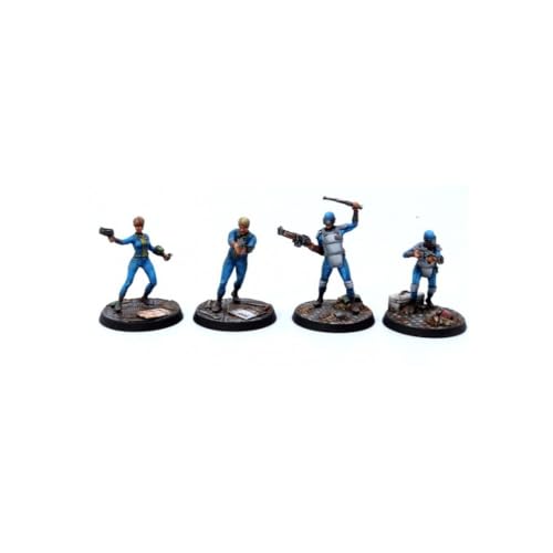 Modiphius Fallout - Wasteland Warfare - Survivors Vault Dwellers Brown - style: Vault Dwellers