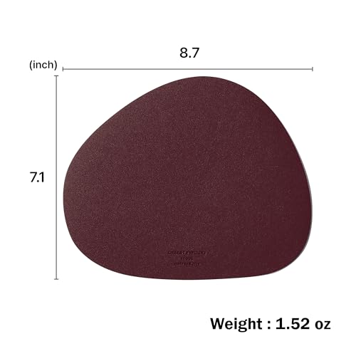 GREEDY FARMERS Mouse pad, Non-Slip Washable Waterproof Computer Mouse pad (Diva Burgundy) - color: Diva Burgundy