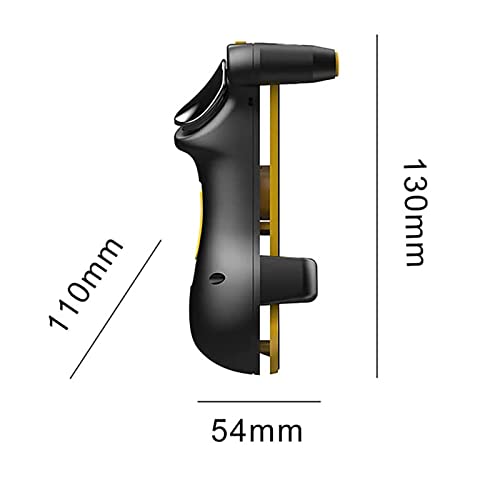 VLUOO Tablet Gaming Triggers, Universal 4-Finger Game Controller with Adjustable Frequency, Capacitive Sensitive Shoot/Aim Triggers for iPad Android Tablet PUBG/Fortnite Mobile Gaming