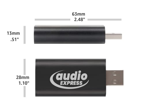 Audio Express AXHDCAP3 USB 3.0 4K HDMI Capture Card: SuperSpeed USB 3.0, 1080P HD at 60fps - Perfect for Capturing HDMI to USB 3.0 Video - Ideal for Gaming, Streaming, Teaching, and Video Conferencing