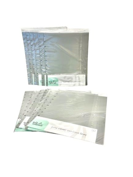 Talia Discbound Notebook - Cover Set (Cool Grey 12pk (no discs), Letter Size) - color: Cool Grey 12pk (no discs), size: Letter Set