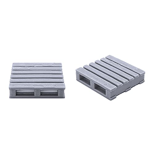 EnderToys Rustic Crates and Pallets, Terrain Scenery for Tabletop 28mm Miniatures Wargame, 3D Printed and Paintable