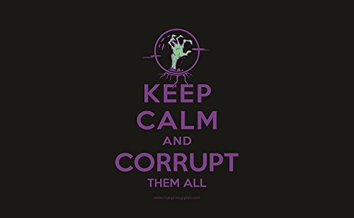 Max Protection Trading Card Playmat for TCG Card Games, 24x14 Inch, Design Mat for Dice Rolling (Keep Calm - Black) - size: Keep Calm - Black