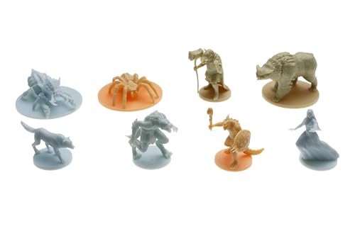 Mythical Heroes Forest/Swamp Edition - 90 Pcs in 16 Designs - Mini Figure Set for RPGs - Creatures and Monsters - Suitable Size for DND