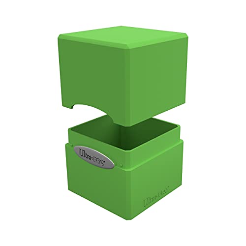 Ultra Pro - Satin Cube Deck Box - Lime Green - color: Lime Green