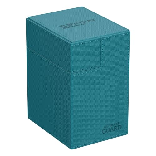Ultimate Guard Flip'n'Tray 133+ Xenoskin Deck Box, Petrol - color: Petrol, size: 133+