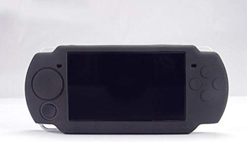 Protective Soft Rubber Silicone Skin Case Cover for PSP 1000 1001 (Black) - color: Black