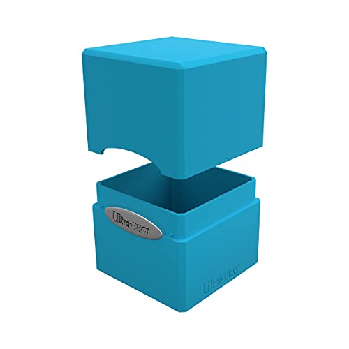 Ultra Pro - Satin Cube Deck Box - Sky Blue - color: Sky Blue