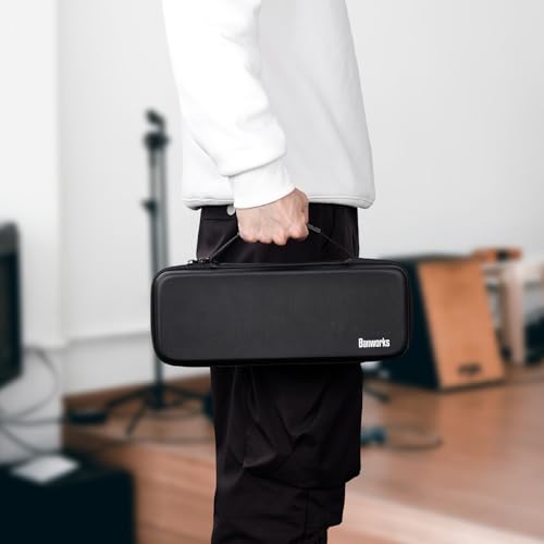Banworks PU Hardshell Case Custom Fit for Teenage Engineering OP-1/OP-1 Field, Portable Synthesizer & Sampler Storage & Carrying Case Performance Controller Bag JT/HCQSNB-03 (Case Only, 1 Piece)