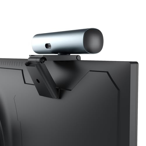 Redragon GW911 4K Webcam for PC, Ultra HD with Dual Noise-Cancelling Mic, PDAF Auto Focus, Auto Light Correction, Plug & Play, Privacy Cover – Works w/Zoom/Teams/Skype/Google Meet