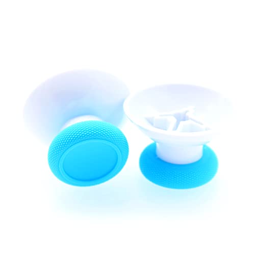Deal4GO 2-Pack Concave Analog Rubber Thumbsticks Set Replacement for Xbox Series S & Xbox Series X Controller Thumb Grip (Sky Blue)
