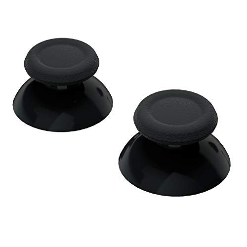 eXtremeRate Black Replacement 3D Joystick Thumb Sticks for PS5 Controller, Analog Thumbstick with Screwdriver for PS4 Slim Pro Controller - color: Black