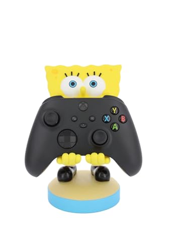 Cableguys Spongebob Squarepants Controller Holder & Phone Stand - Gaming Setup Accessories for Desk and Game Room, Controller Stand Compatible with Xbox, PlayStation & Most Standard Game Controllers