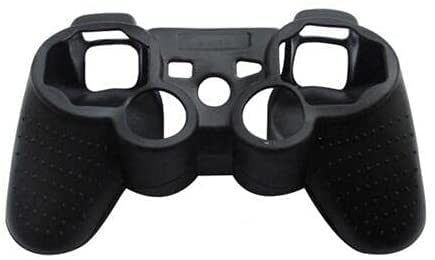Soft Silicone Case for PS3 Controller, Black, Compatible with Sony PS3, Xbox One S, X, Protects from Scratches and Dust, Ergonomic, Gaming Case - color: Black