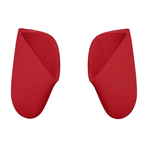 eXtremeRate Passion Red Replacement Handle Grips for Nintendo Switch Pro Controller, Soft Touch DIY Hand Grip Shell for Nintendo Switch Pro - Controller NOT Included - color: Passion Red