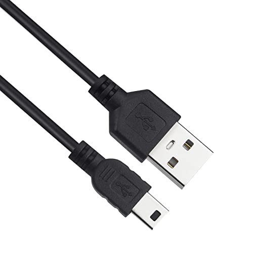 Smays 1ft Mini USB Cable 2-Pack, Short USB 2.0 to Mini 5 pin B Charging Cord - size: 1 Feet 2-Pack
