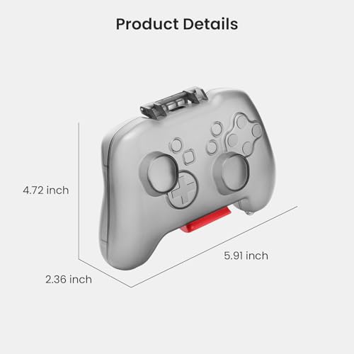 Tomtoc Switch Pro Controller Case - Hard Shell Joystick Protector for Nintendo Switch OLED, Shock-proof, Anti-scratch, Water-resistant Accessory Cover