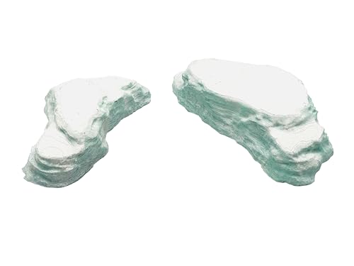 Legion Terrain - Hill Set B- Miniature Tabletop Wargaming Terrain (Painted) (Snow) - color: Snow